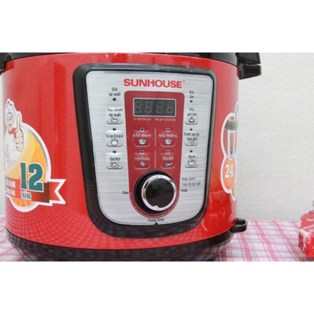 Nồi áp suất điện Sunhouse SHD 1767 6.0 lít hàng mới