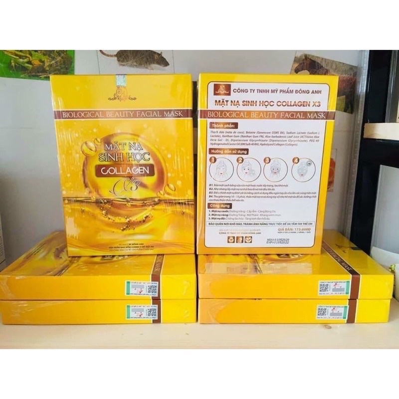 Mặt nạ Collagen X3 Luxury Mỹ phẩm Đông Anh - Mặt nạ dưỡng da chống lão hóa
