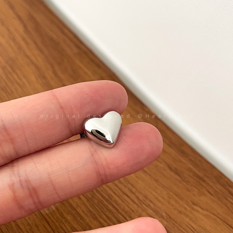 Khuyên Kẹp Vành Tai Hình Trái Tim Sang Trọng Sành Điệu Cho Nữ