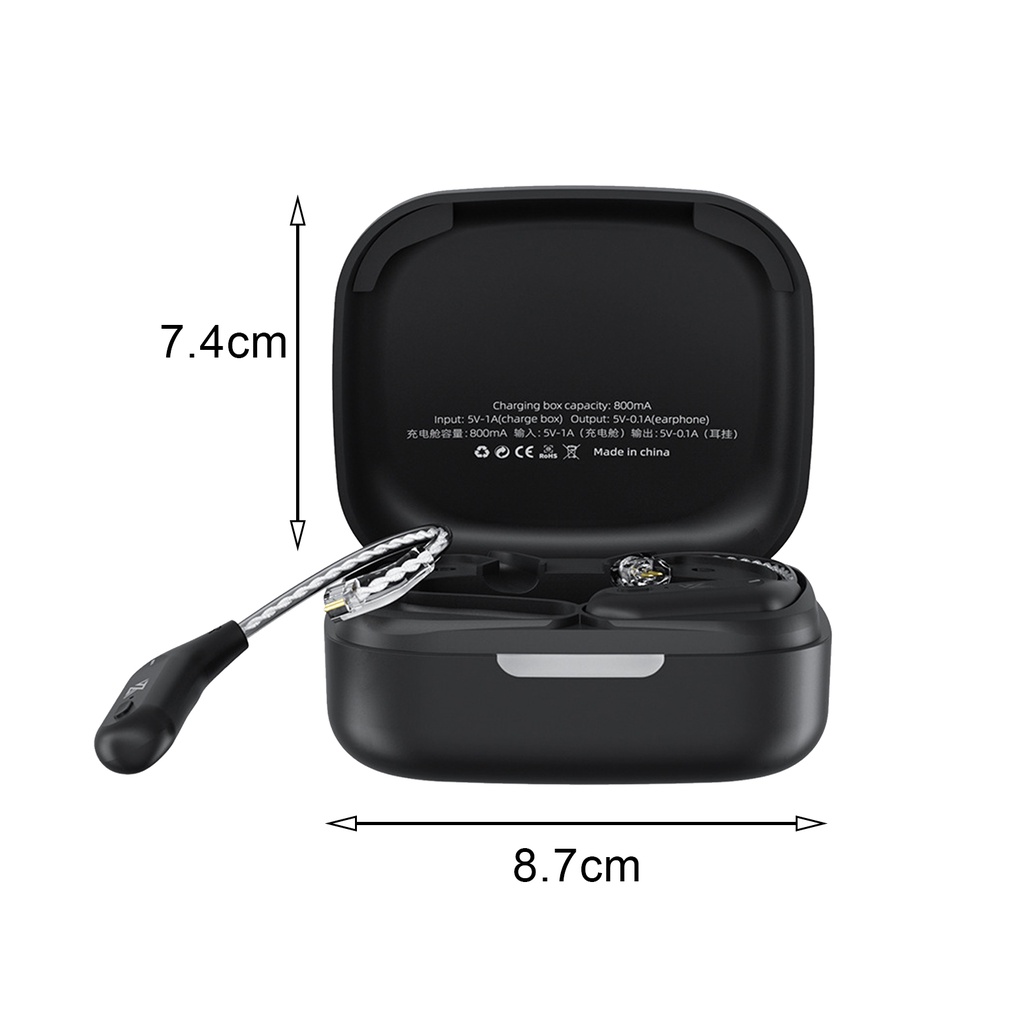 Set 2 Móc Tai Nghe Không Dây Bluetooth 5.2 Kz-Az09 Thiết Kế Đơn Giản