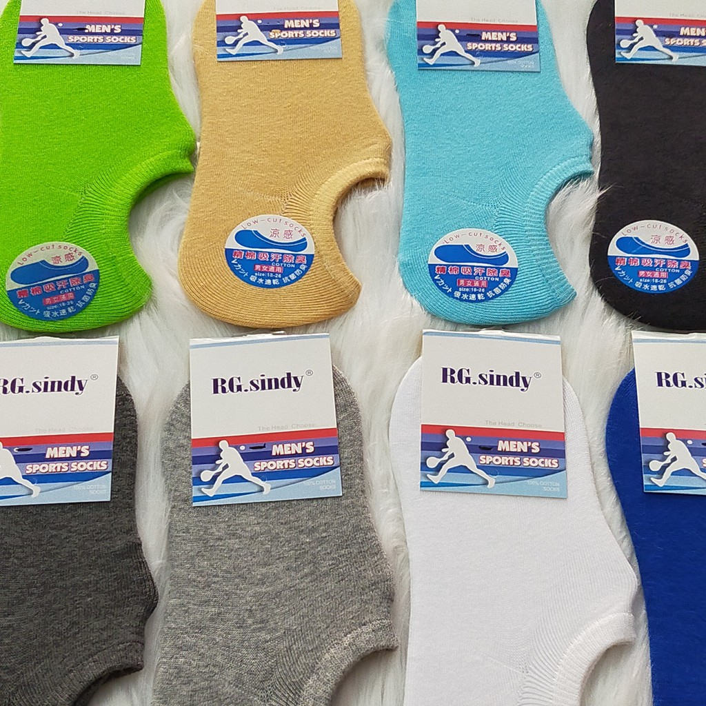 Vớ/tất nữ cổ ngắn trơn cao cấp Sindy chất cotton siêu co giãn thấm hút mồ hôi chống hôi chân thoáng khí