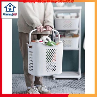 Giỏ đựng đồ đa năng có quai xách nhựa Việt Nhật