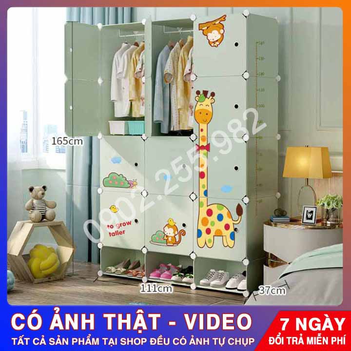 [RẺ NHẤT SHOPEE] TỦ ĐỂ QUẦN ÁO BÊN TRÊN KẾT HỢP TỦ GIẦY BÊN DƯỚI CỬA HỌA TIẾT KẾT HỢP CỬA TRẮNG TRONG MẪU 6 Ô LỚN