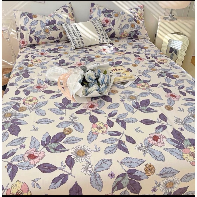 Sét ga gối Cotton Organic 100% mềm mát mịn ( không kèm ruột )