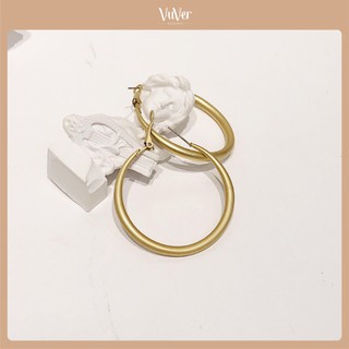 Khuyên tai kim loại Otis - Vuver Accessories