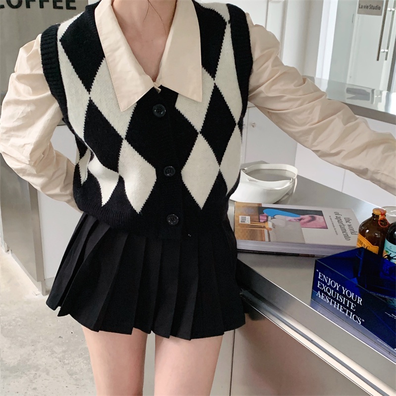 Áo len nữ không tay thời trang Hàn Quốc | BigBuy360 - bigbuy360.vn