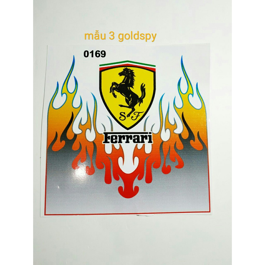 [Mã LIFEAUMAY giảm 10% tối đa 30k đơn 150k] Tem Decal Xe Máy Tem Dán Dè Trước Sau ( Dán mõm + đuôi xe) ( giá 1 cái )