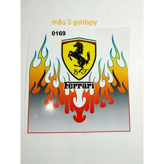 Tem Decal Xe Máy Tem Dán Dè Trước Sau ( Dán mõm + đuôi xe) ( giá 1 cái )