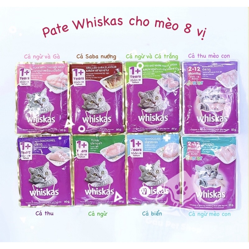 Pate Whiskas Cho Mèo