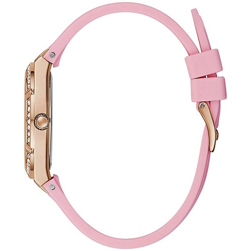 Đồng Hồ Nữ Guess GW0034L3 - Đính Viền Pha Lê - Dây Silicon - 36mm