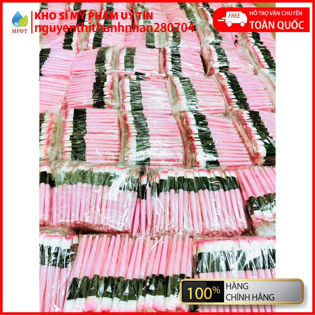 Combo 200 cọ quét mặt nạ cán hồng, cán trắng