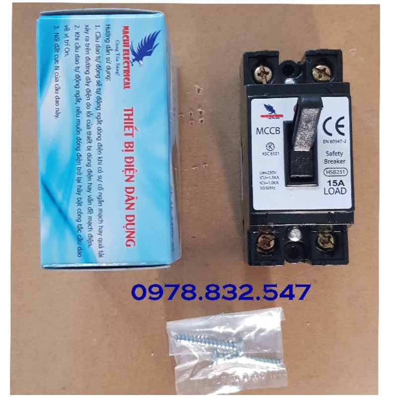 Attomat đủ loại 15A, 20A, 30A, 40A