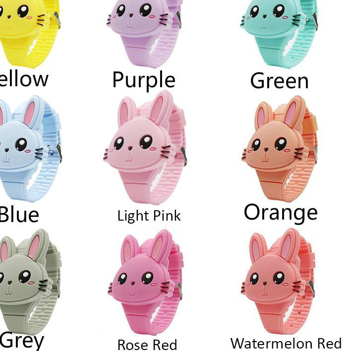 Đồng Hồ Đeo Tay Silicone Hình Mèo Hoạt Hình Cho Bé | BigBuy360 - bigbuy360.vn