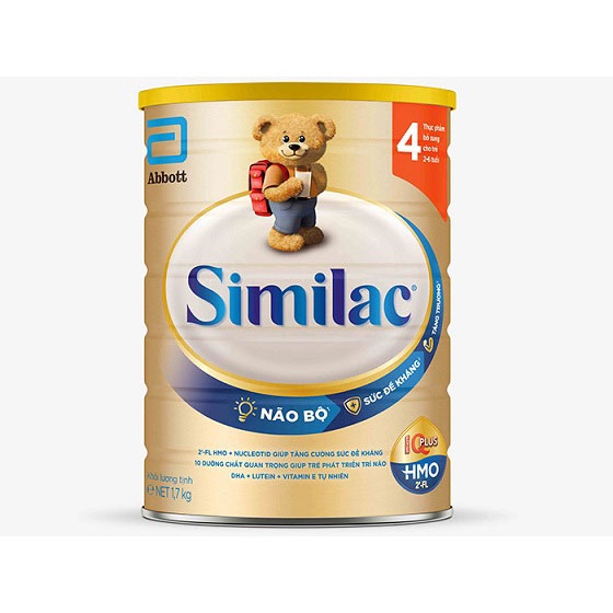 Sữa bột Similac HMO mẫu mới số 4 1kg7 từ 2-6 tuổi