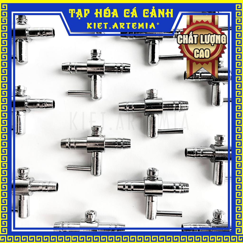Van oxi inox cho hồ cá - Nhiều đầu chia loại tốt