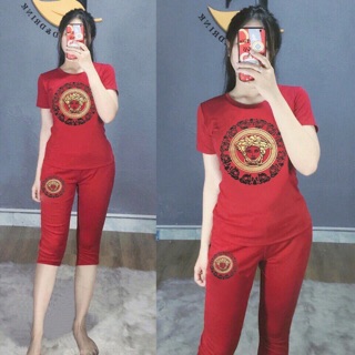 Đồ bộ lửng mặc nhà nữ chất thun cotton