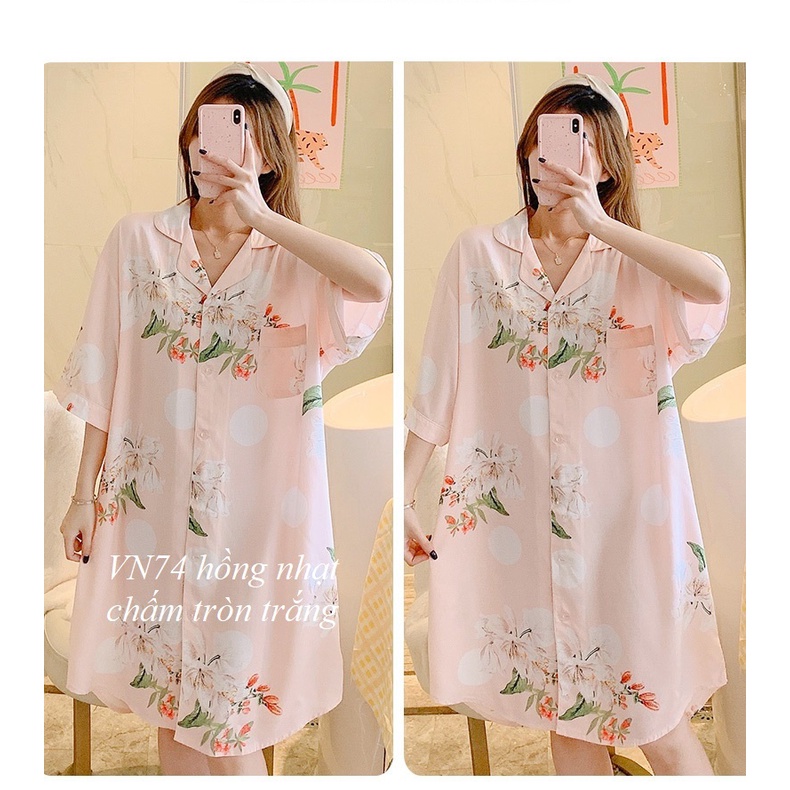 VÁY LANH SĂN Hàng Giao Luôn MẶC NHÀ ĐẦM MẶC NHÀ VN74