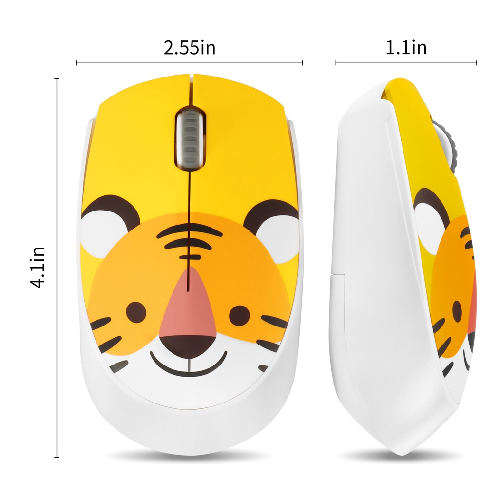 Chuột không dây 2.4G Hình Mèo Dễ Thương
