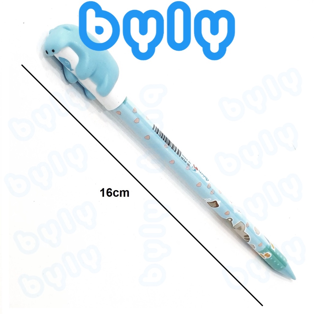 [Ship hỏa tốc] Bút chì bấm kim ngòi 0.5mm có gôm đầu gấu 𝑻𝒉𝒊𝒆̂𝒏 𝑳𝒐𝒏𝒈 Điểm 10 TP-PC01 - ByLy Store