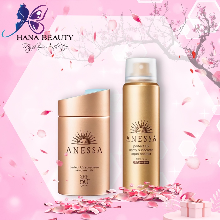 Kem Chống Nắng ANESSA Shiseido 60ml SPF50+ PA+++ Xịt Chống Nắng Anessa 60g Nhật Bản, Phiên Bản Mới
