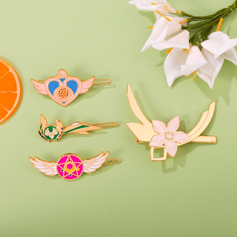 Kẹp Tóc Kim Loại Hóa Trang Nhân Vật Hoạt Hình Genshin Impact