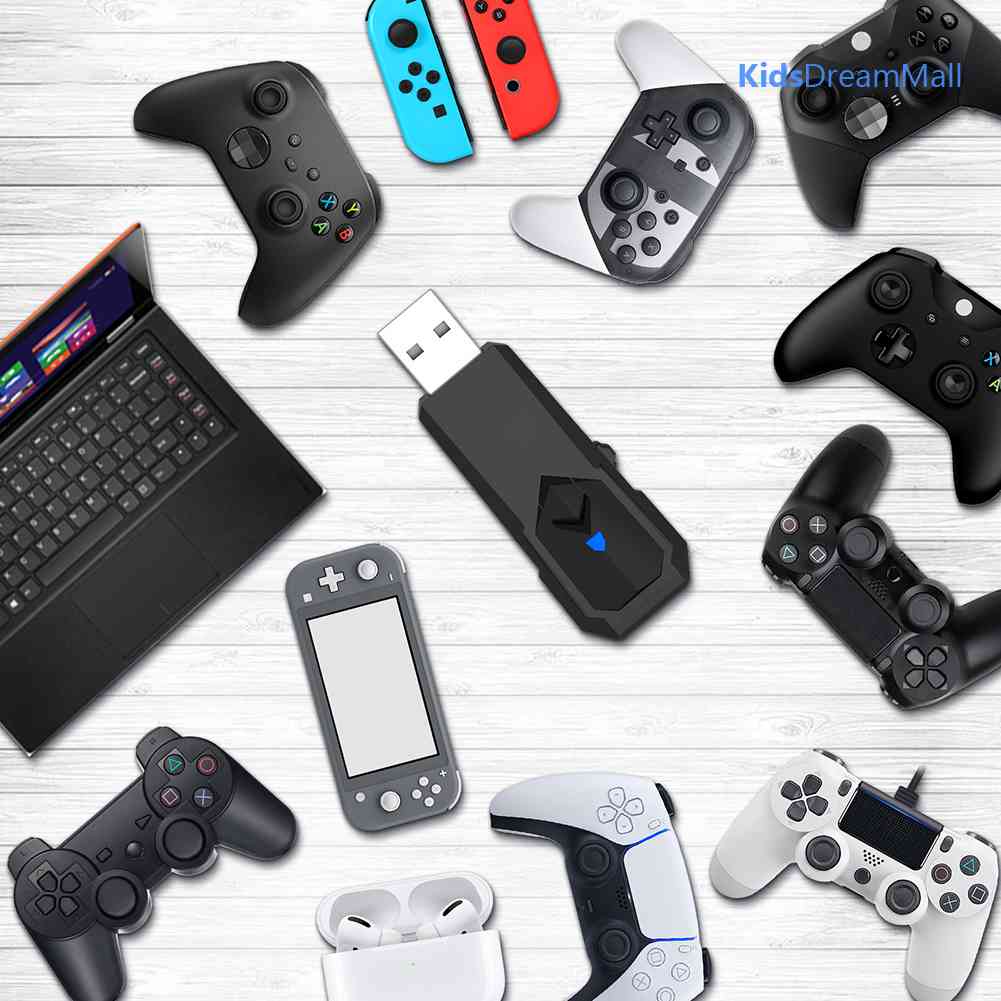 Đầu Nối Tay Cầm Điều Khiển Chơi Game PS5 PS4 PS3 OLED PC Màu Đen