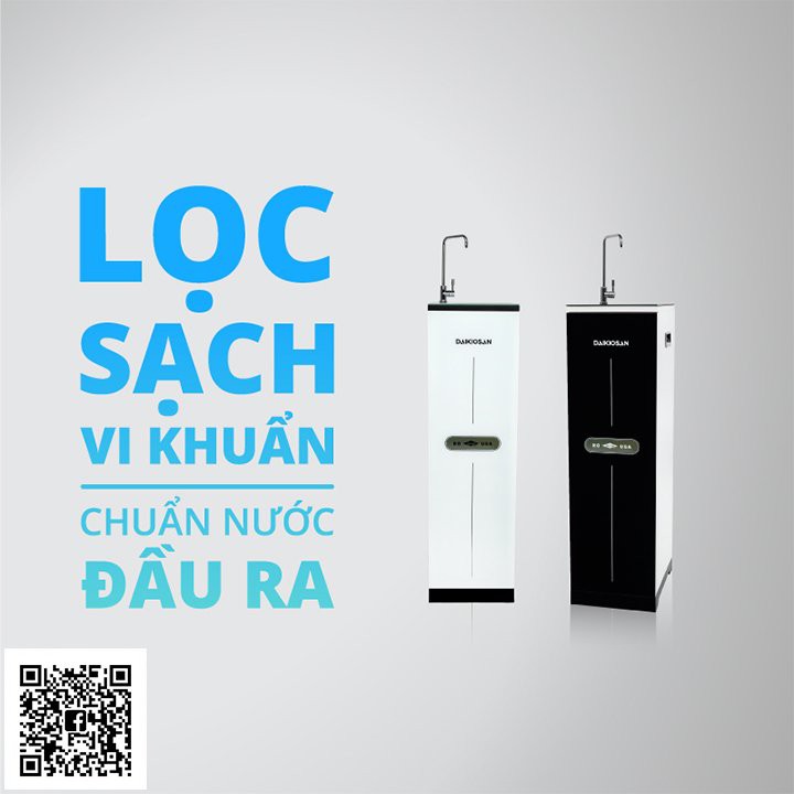 Máy lọc nước tinh khiết RO cao cấp Daikiosan DSW-32009G mới