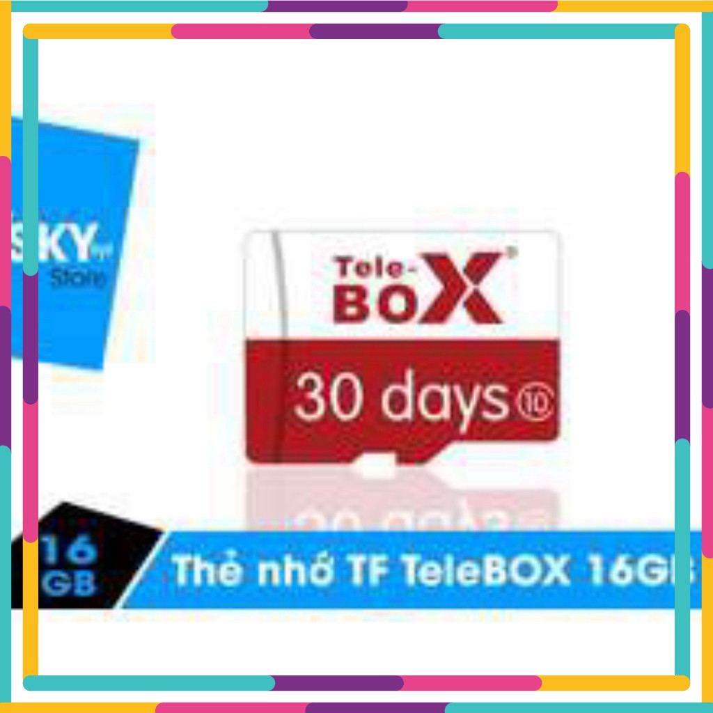 SEO Thẻ nhớ telebox 16gb box MỚI