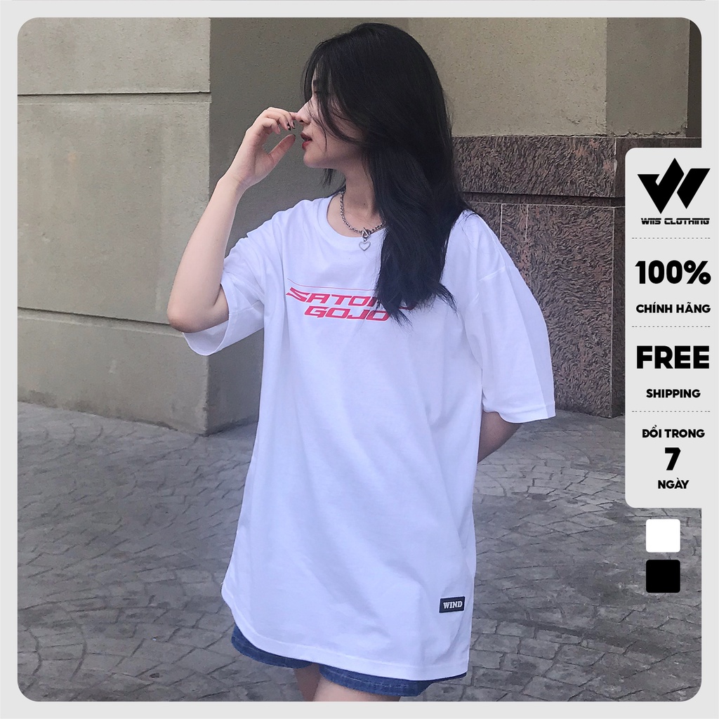 Áo thun tay lỡ unisex form rộng WIIS phông oversize bản Premium GOJO nam nữ ulzzang