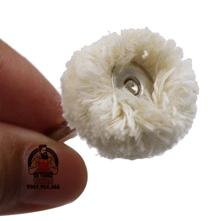Bộ 10 Đầu Len Đánh Bóng Chân 3ly (3x25mm) - Phụ Kiện Máy Khoan Mài Khắc Mini