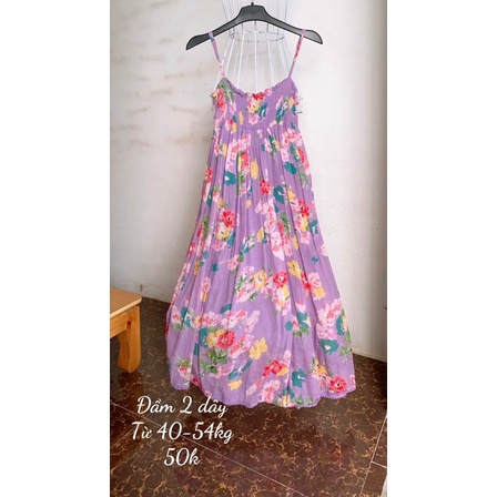 Đầm maxi, hai dây kiểu