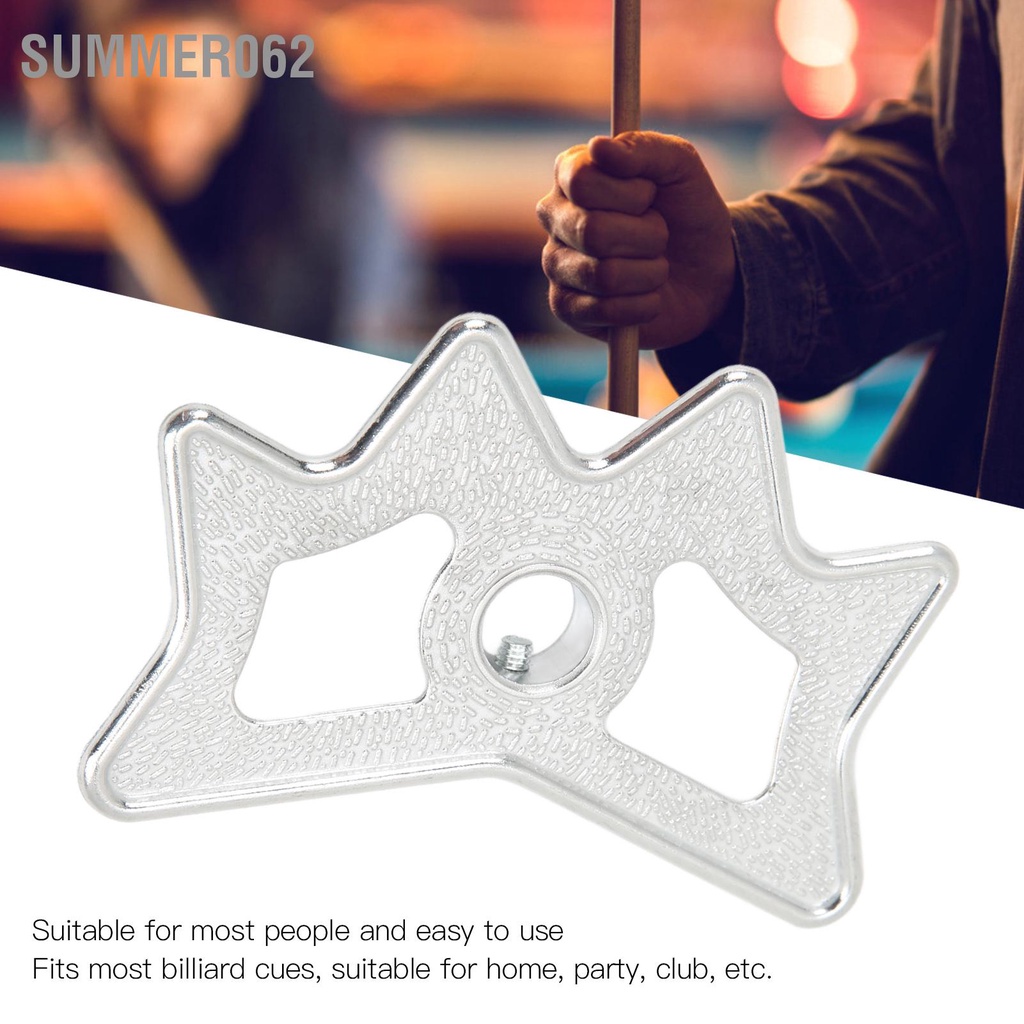 [Hàng Sẵn] Đầu Cầu Bi-a Nhôm Trượt Trên Cầu Đầu Cầu Bi-a Phụ kiện Gậy Bi-a 【Summer062】