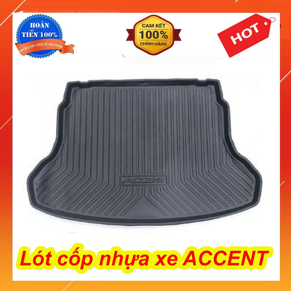 Lót cốp xe Hyundai Accent 2018 - 2020- 2021, nhựa dẻo cao cấp