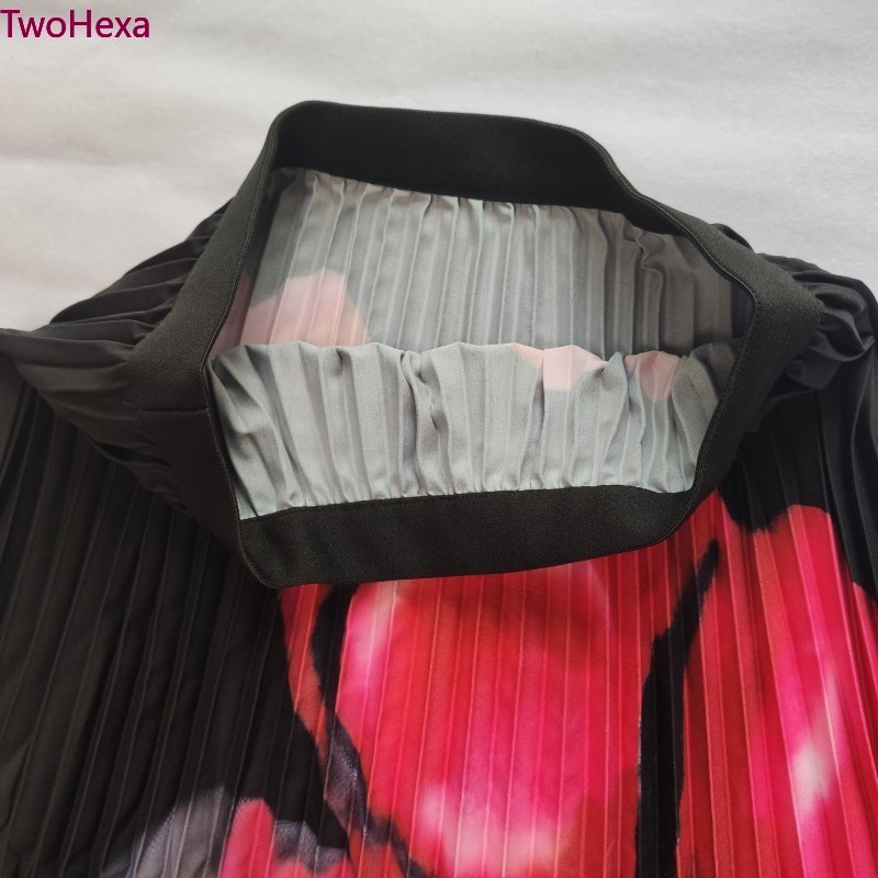 Chân Váy Tutu Dài Xếp Ly Lưng Cao Co Giãn In Họa Tiết Hoạt Hình Phong Cách Hồi Giáo Cho Nữ 2022