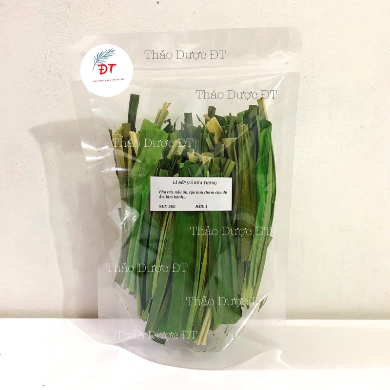50G Lá Nếp Khô - Lá Dứa Thơm