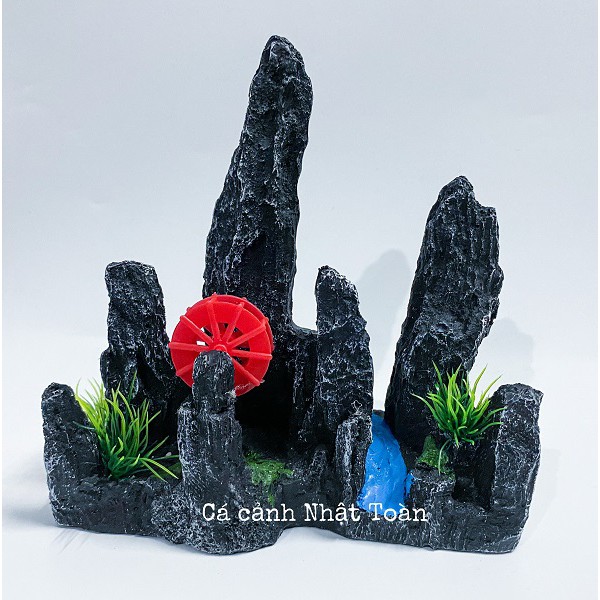 TIỂU CẢNH TRANG TRÍ HỒ CÁ NON BỘ 19X5X18CM