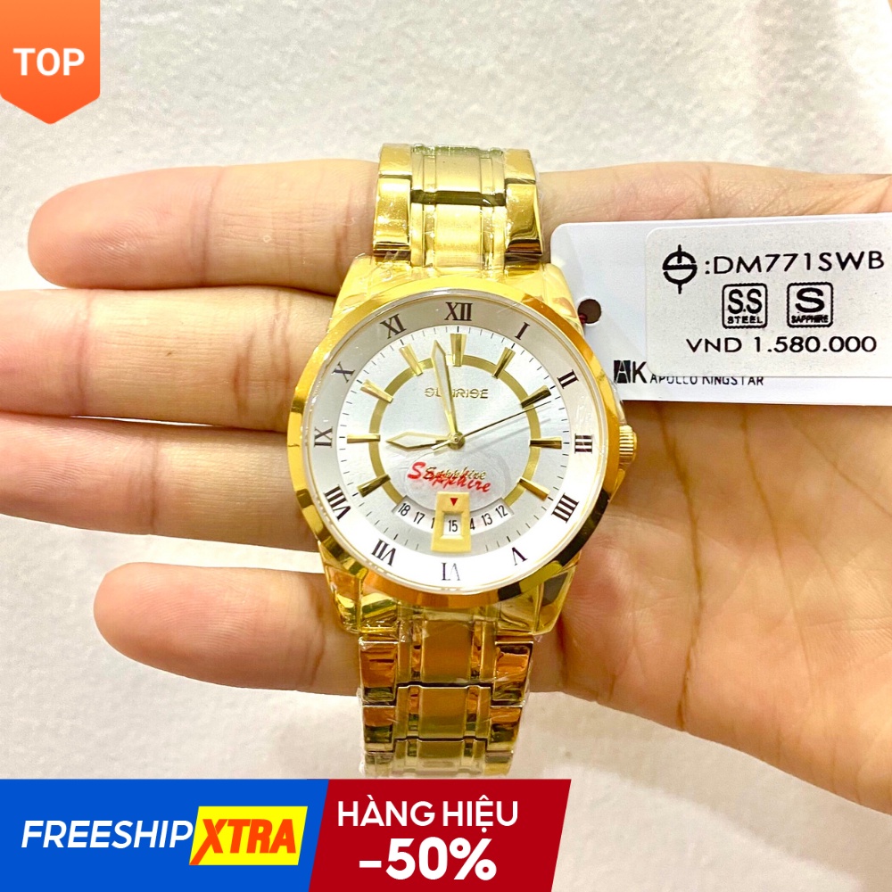 Đồng Hồ Nam Sunrise Chính Hãng Mặt Kính Saphirre Chống Nước Chống Xước Đảm Bảo Uy Tín Chất Lượng Bảo Hành 3 Năm