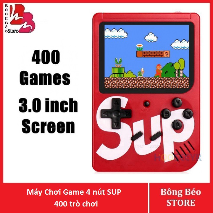 Máy Chơi Game 4 nút SUP 400 trò chơi  - Máy Chơi Game cổ điển SUP