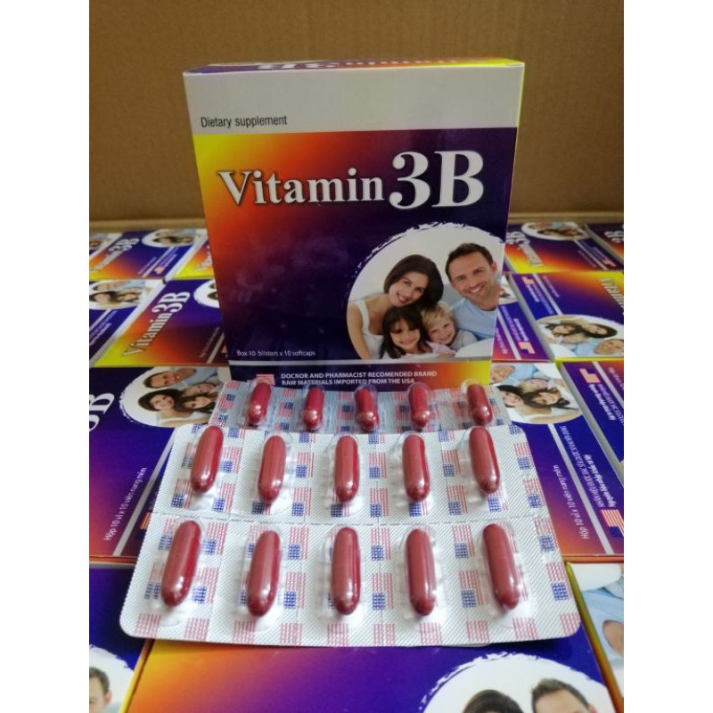 Vitamin 3B bổ sung vitamin, giúp bồi bổ thể lực, tăng cường sức khỏe.