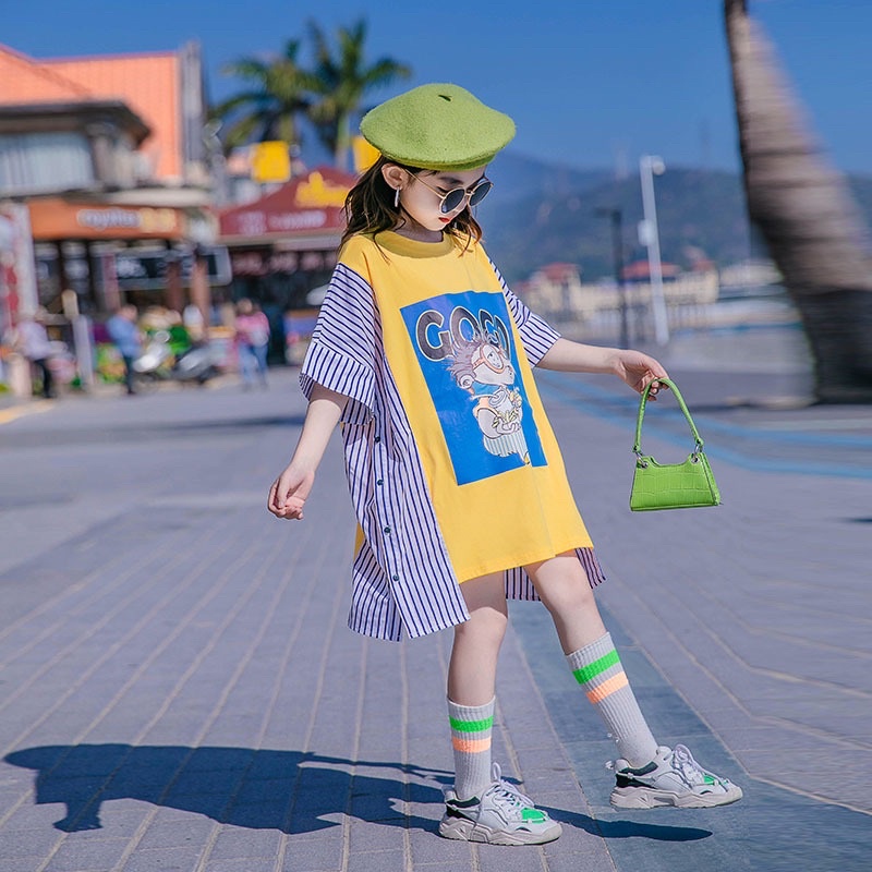 Đầm bé gái phong cách hàn 17-50kg