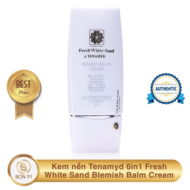 Kem nền Tenamyd Fresh White Sand Blemish Balm Cream 6 in 1 30ml