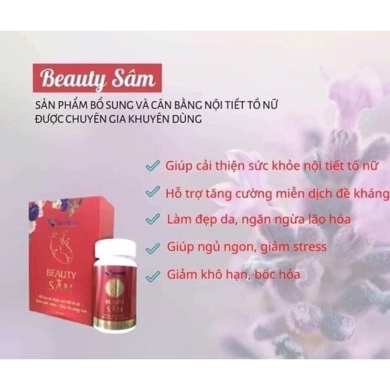Beauty sâm viên uống bổ sung nội tiết tố
