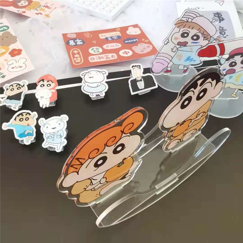 Cậu Bé Bút Chì Shin-Chan Lắc Đầu Để Bàn Trang Trí Hoạt Hình Làm Quà Tặng Tốt Nghiệp Cho Học Sinh Xiaokui