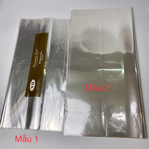 Bóng kính trong 60cm x 60cm 20 tờ - Giấy gói hoa trang trí