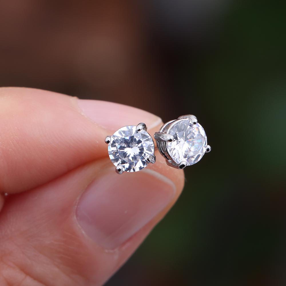 ESPO Bông Tai Vuông Đính Hôn Mới Cho Nam Và Nữ