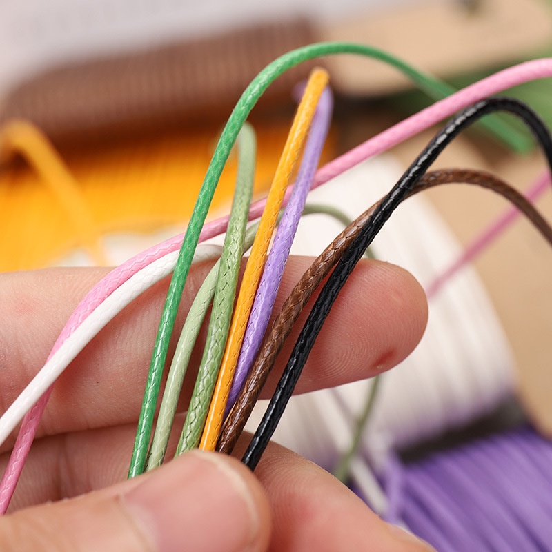 Cuộn Chỉ Cotton 10m / Cuộn 1mm Nhiều Màu Sắc Dùng Làm Trang Sức Thủ Công