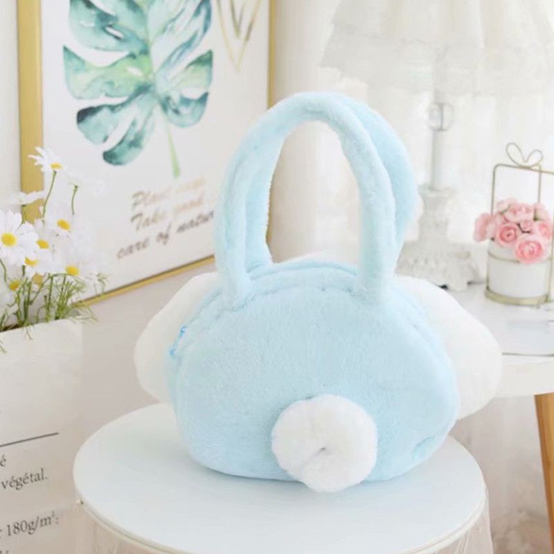 Kuromi Plush Handbag Women Girls Kawaii Shoulder Bags Soft Purse gift