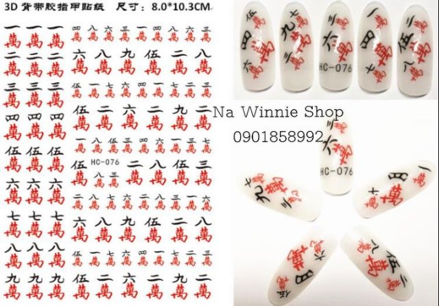 Trang trí móng tay tết