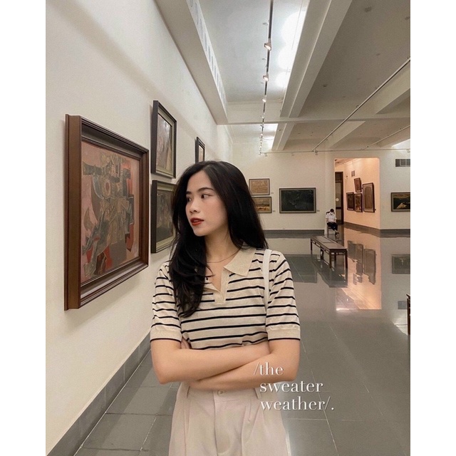 ÁO POLO KẺ CỔ V CHẤT TĂM QUẢNG CHÂU | BigBuy360 - bigbuy360.vn