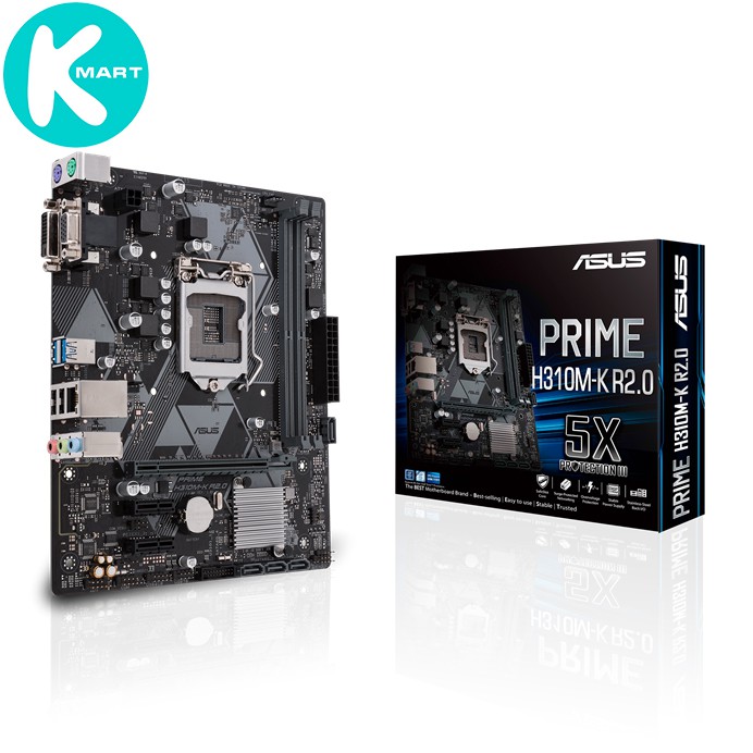 Bo mạch chủ ASUS PRIME H310M-K - Hàng Chính Hãng